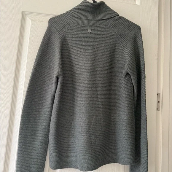 Kuhl Green Women's Turtleneck Sweater - Picture 3 of 5